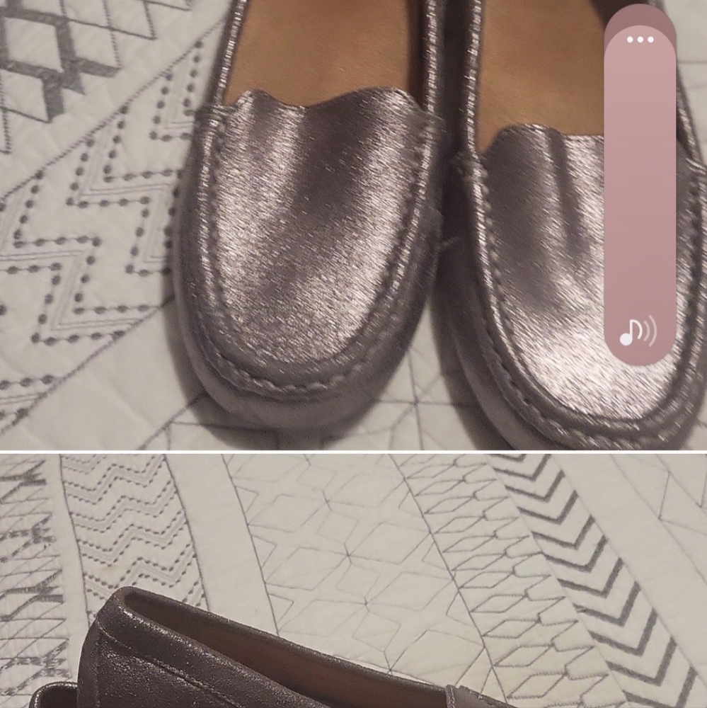 Vionic Metallic Moccasins for Women